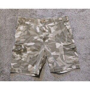 Lee Extreme Motion Cargo Camo Shorts Men's Big & Tall Size 42 Stretch Waist
